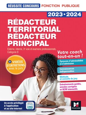 cover image of Réussite Concours--Rédacteur territorial/principal--2023-2024--Préparation complète